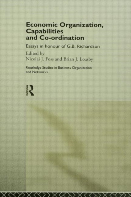 Book cover of: Economic Organization, Capabilities and Coordination. By: Nicolai Foss