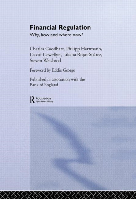 Book cover of: Financial Regulation. By: Charles Goodhart