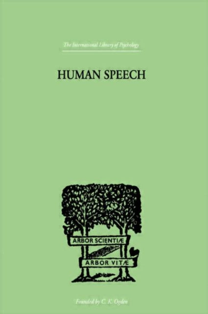Book cover of: Human Speech. By: RICHARD PAGET