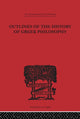 Book cover of: Outlines of the History of Greek Philosophy. By: Eduard Zeller