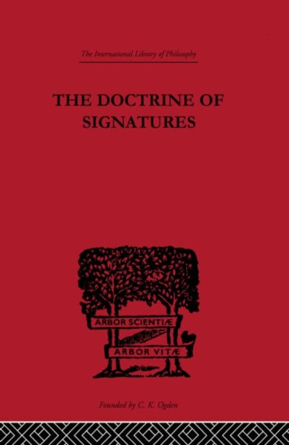 Book cover of: Doctrine of Signatures. By: Scott Buchanan