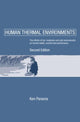 Book cover of: Human Thermal Environments. By: Ken Parsons