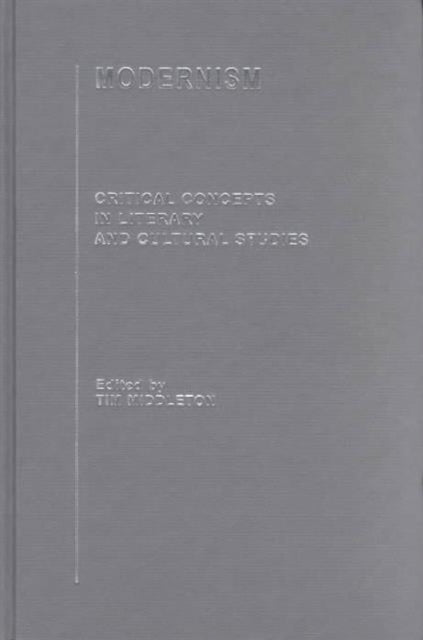 Book cover of: Modernism. By: Tim Middleton