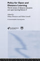 Book cover of: Policy for Open and Distance Learning