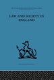Book cover of: Law and Society in England. By: Bob Roshier