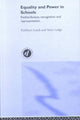 Book cover of: Equality and Power in Schools. By: Anne Lodge