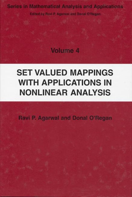 Book cover of: Set Valued Mappings with Applications in Nonlinear Analysis