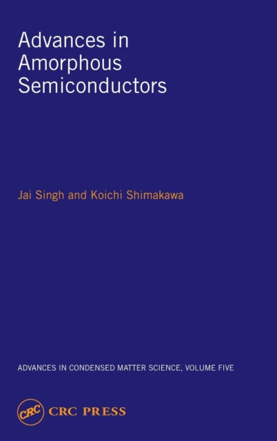 Book cover of: Advances in Amorphous Semiconductors
