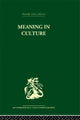 Book cover of: Meaning in Culture. By: F. Allan Hanson