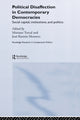 Book cover of: Political Disaffection in Contemporary Democracies. By: Mariano Torcal