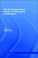 Book cover of: RoutledgeFalmer Reader in the Philosophy of Education. By: Wilfred Carr