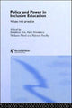 Book cover of: Policy and Power in Inclusive Education