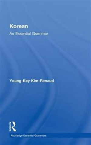 Korean: An Essential Grammar