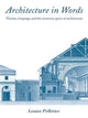 Book cover of: Architecture in Words