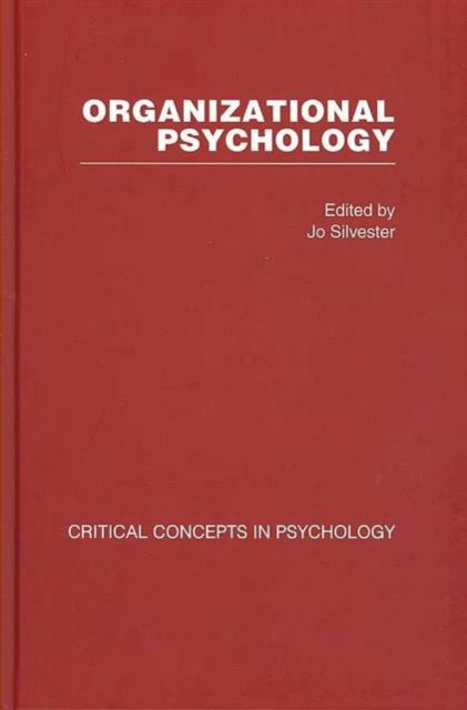 Book cover of: Organizational Psychology. By: Jo Silvester