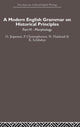 Book cover of: Modern English Grammar on Historical Principles. By: O. Jesperson
