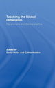 Book cover of: Teaching the Global Dimension. By: Hicks/Holden