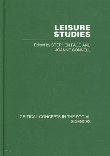 Book cover of: Leisure Studies. By: Page/Connell