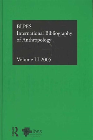 IBSS: Anthropology: 2005 Vol.51
