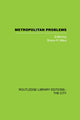 Book cover of: Metropolitan Problems. By: Simon. R Miles