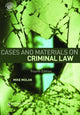 Book cover of: Cases & Materials on Criminal Law. By: Michael T. Molan, Mike Molan