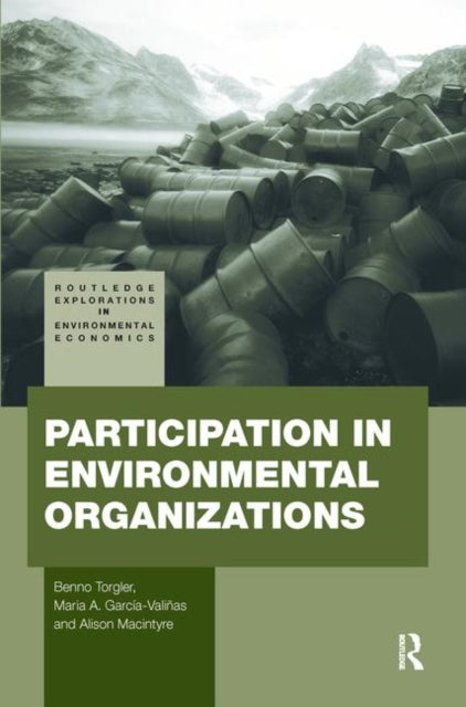Book cover of: Participation in Environmental Organizations. By: Garcia-Valiñas, Benno Torgler