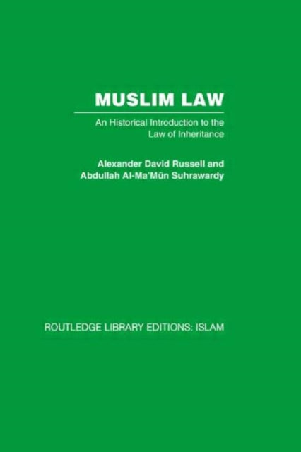 Book cover of: Muslim Law. By: Alexander David Russell