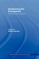 Book cover of: Questioning EU Enlargement. By: Helene Sjursen