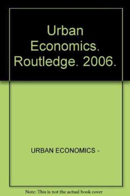 Book cover of: Urban Economics