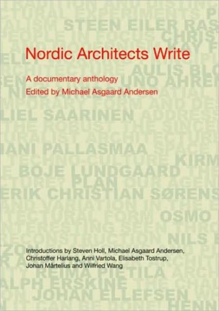 Book cover of: Nordic Architects Write