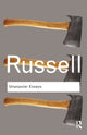 Book cover of: Unpopular Essays. By: Bertrand Russell