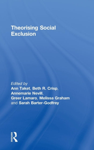 Book cover of: Theorising Social Exclusion