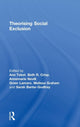 Book cover of: Theorising Social Exclusion