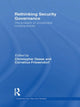 Book cover of: Rethinking Security Governance. By: Christopher Daase