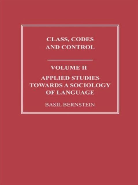 Applied Studies Towards a Sociology of Language