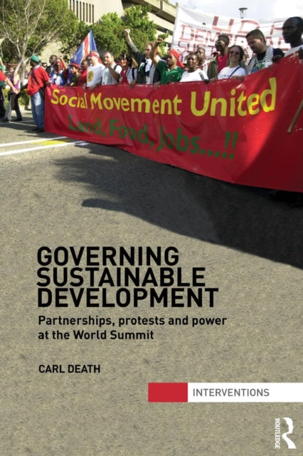 Book cover of: Governing Sustainable Development. By: Carl Death