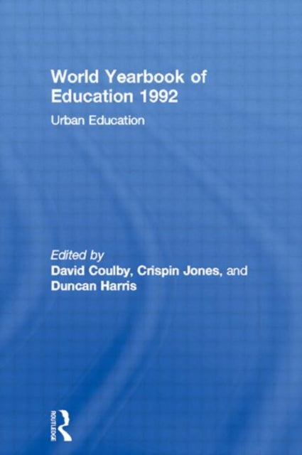 Book cover of: World Yearbook of Education 1992. By: David Coulby