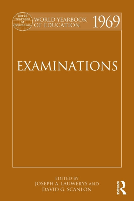 Book cover of: World Yearbook of Education 1969. By: Joseph A. Lauwerys