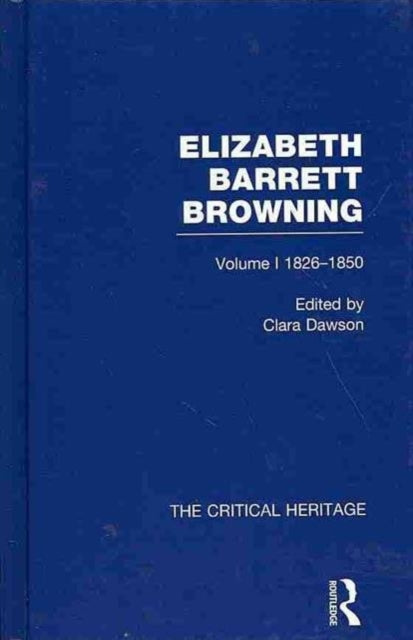 Book cover of: Elizabeth Barrett Browning. By: Clara Dawson