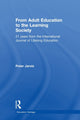 Book cover of: From Adult Education to the Learning Society. By: Peter Jarvis