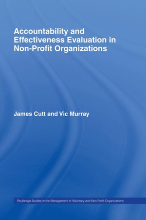 Accountability and Effectiveness Evaluation in Nonprofit Organizations