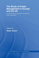 Book cover of: Study of Public Management in Europe and the US. By: Walter Kickert
