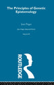 Book cover of: Principles of Genetic Epistemology. By: Jean Piaget