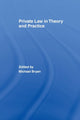 Book cover of: Private Law in Theory and Practice. By: Michael Bryan