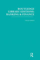 Book cover of: Routledge Library Editions: Banking & Finance