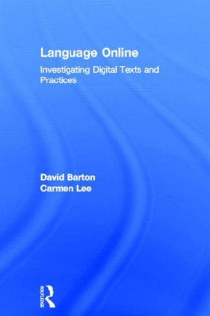 Book cover of: Language Online. By: David Barton