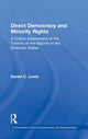 Book cover of: Direct Democracy and Minority Rights. By: Daniel C. Lewis