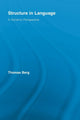 Book cover of: Structure in Language