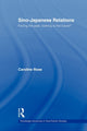 Book cover of: Sino-Japanese Relations. By: Caroline Rose