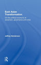 Book cover of: East Asian Transformation. By: J. W. Henderson